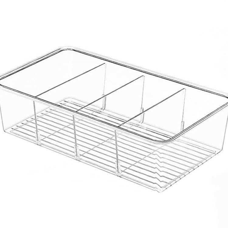 Transparent Student Desktop Compartment Cosmetics Storage Box