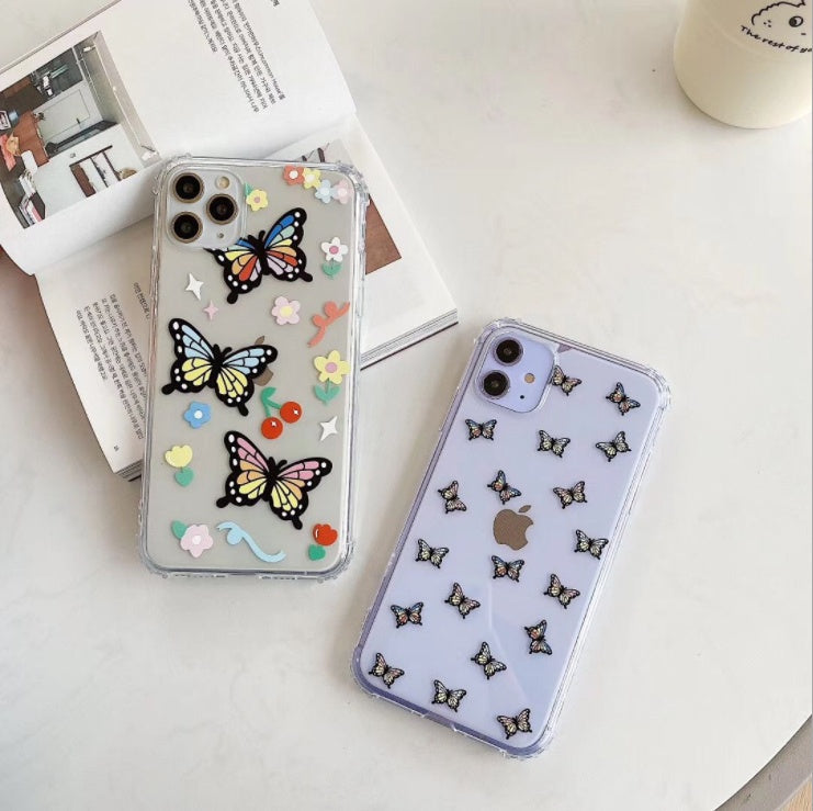 Color Butterfly Phone Case – Compatible with iPhone 12