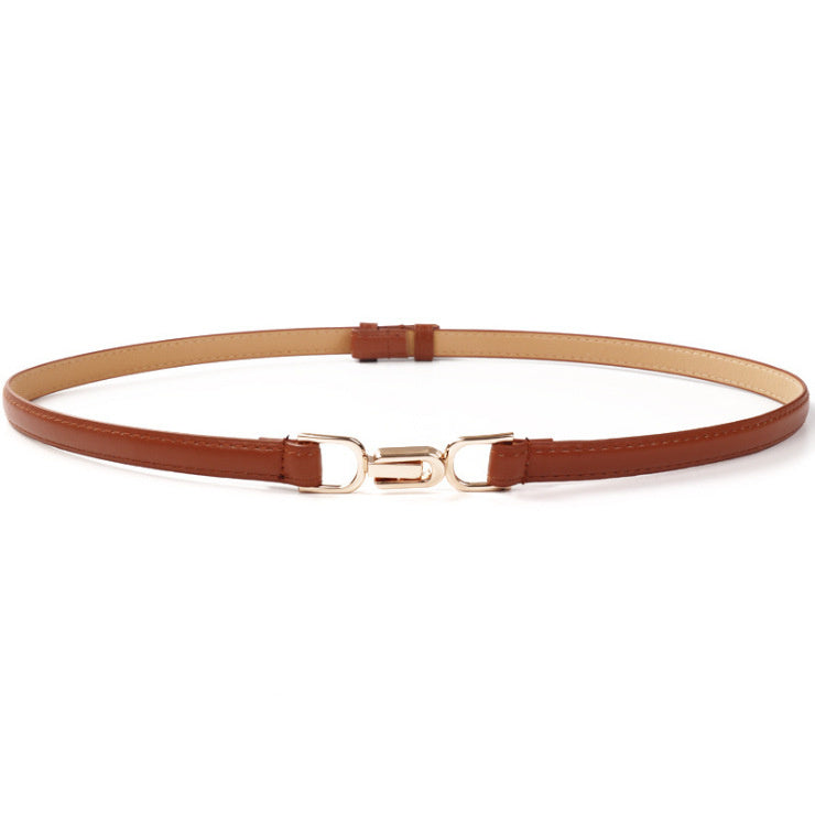 Women's Double Buckle Dress Belt