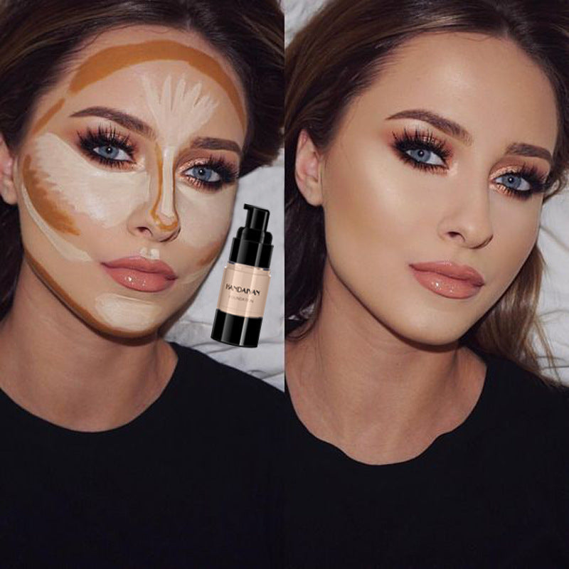 Silicone Full Coverage Liquid Foundation For Dark Skin