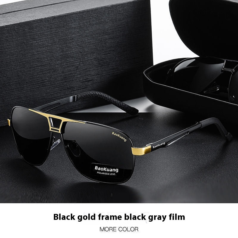 Men's Day and Night Dual-Use Photochromic Sunglasses