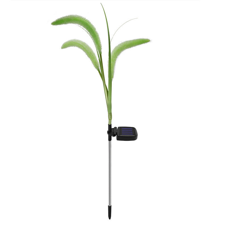 Outdoor Simulation Solar Dogtail Grass Lamp Led Decoration Lawn Lamp