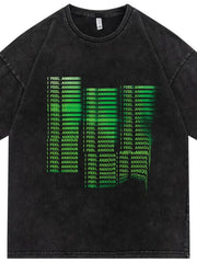 Men's Printed Short Sleeved Shirt