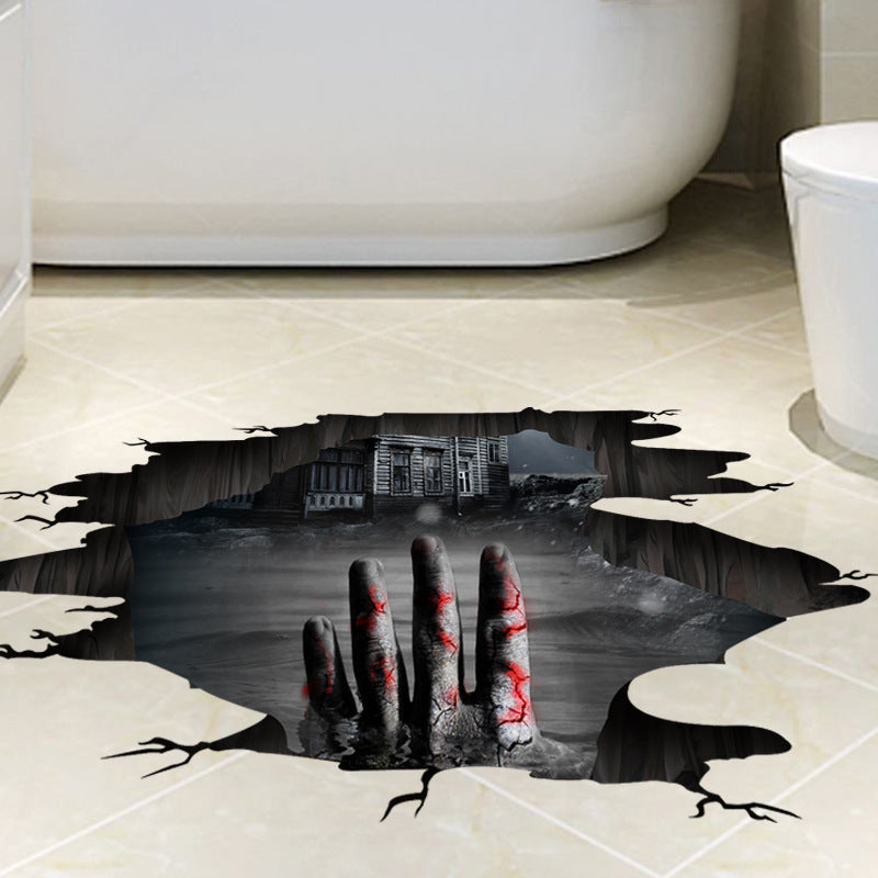 Halloween Theme Series Ruins Wall Stickers