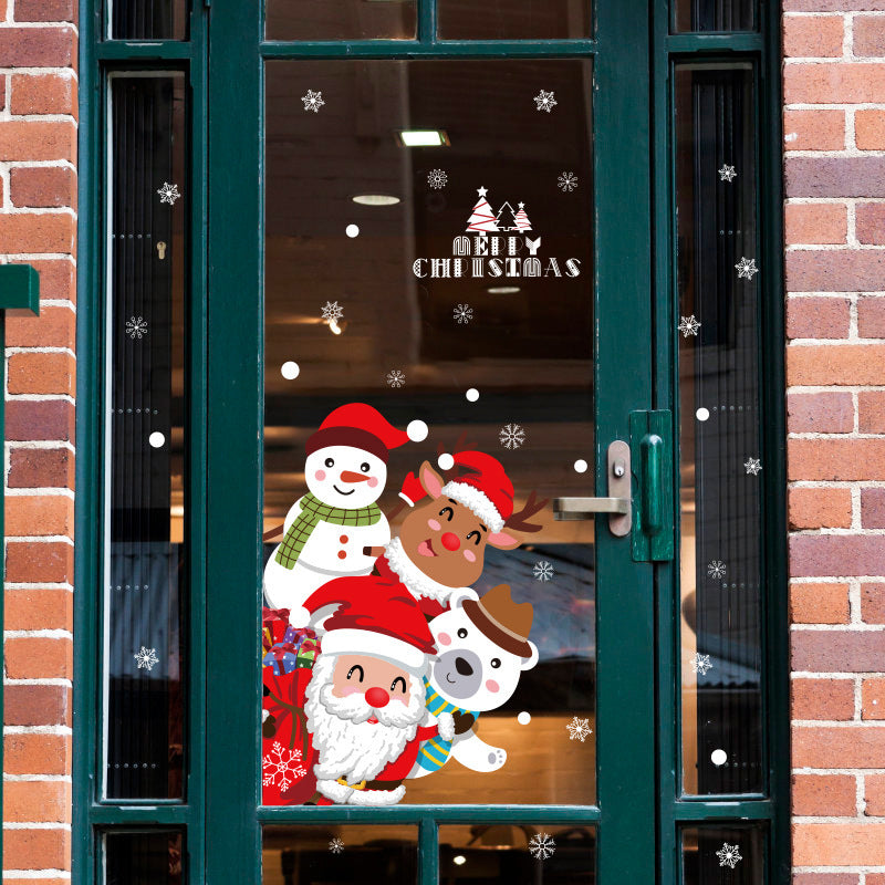 Christmas Glass Window Stickers Decoration