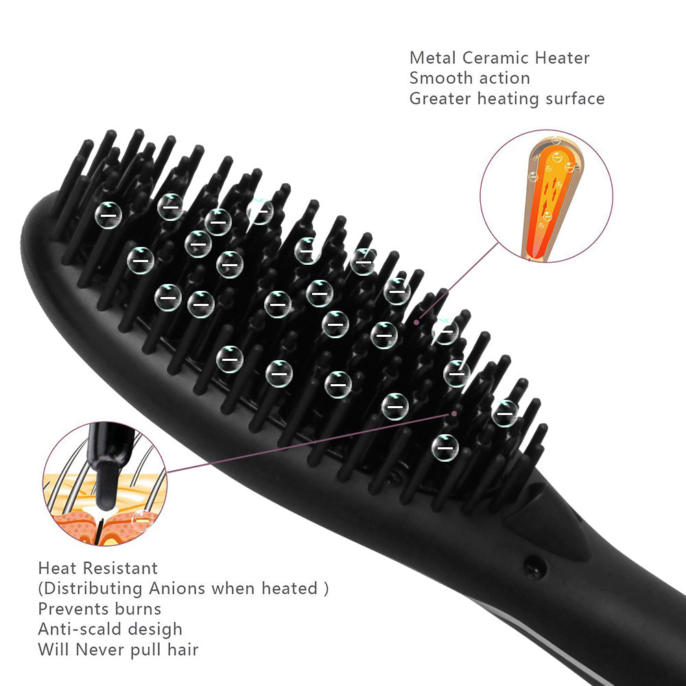 Hair Straightener & Negative Ion Curler – 2-in-1 Styling Tool