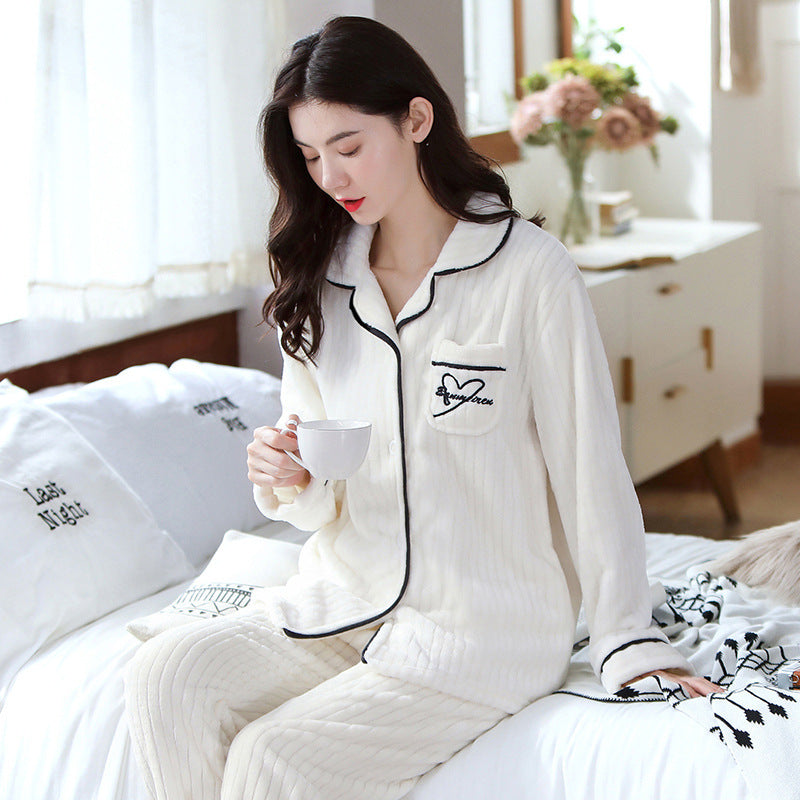 Women's Pajamas Coral Velvet Youth Home Wear Fashion