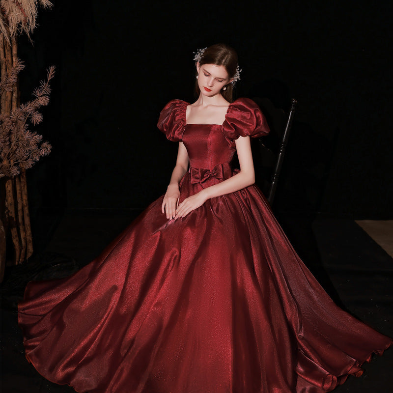 New Spring Temperament Engagement Long Dress
