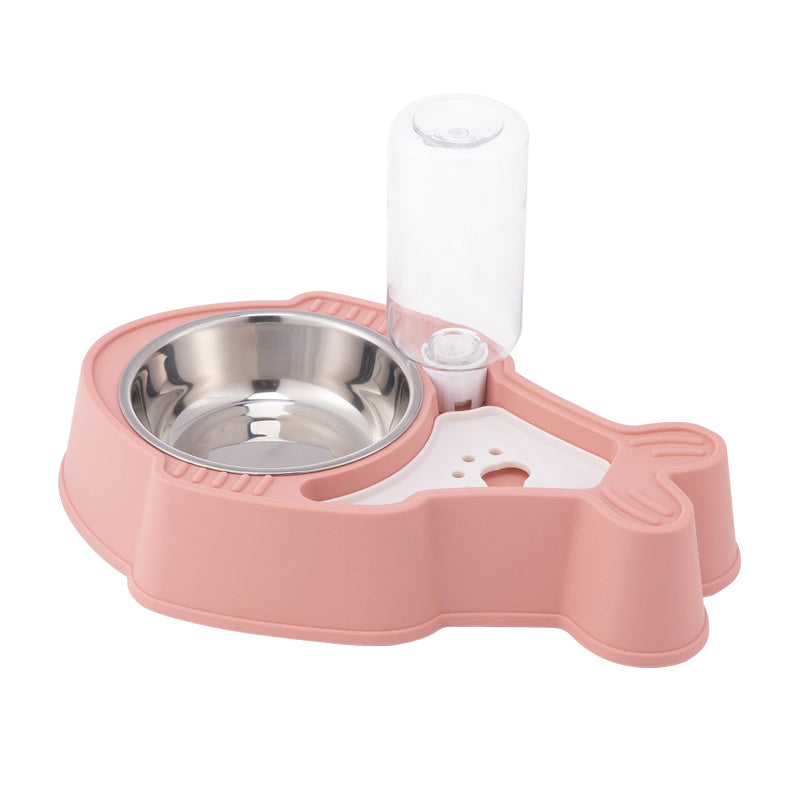 Pet 2-in-1 Moisture-proof Beard Automatic Drinking Bowl