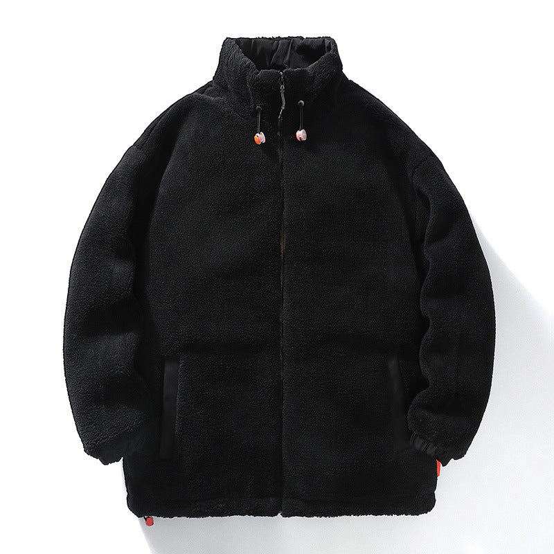 Cashmere Cotton-padded Coat Men's Thickened Warm Winter