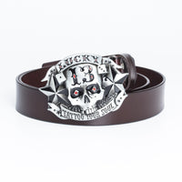 Coffee Belt Connecting Leather