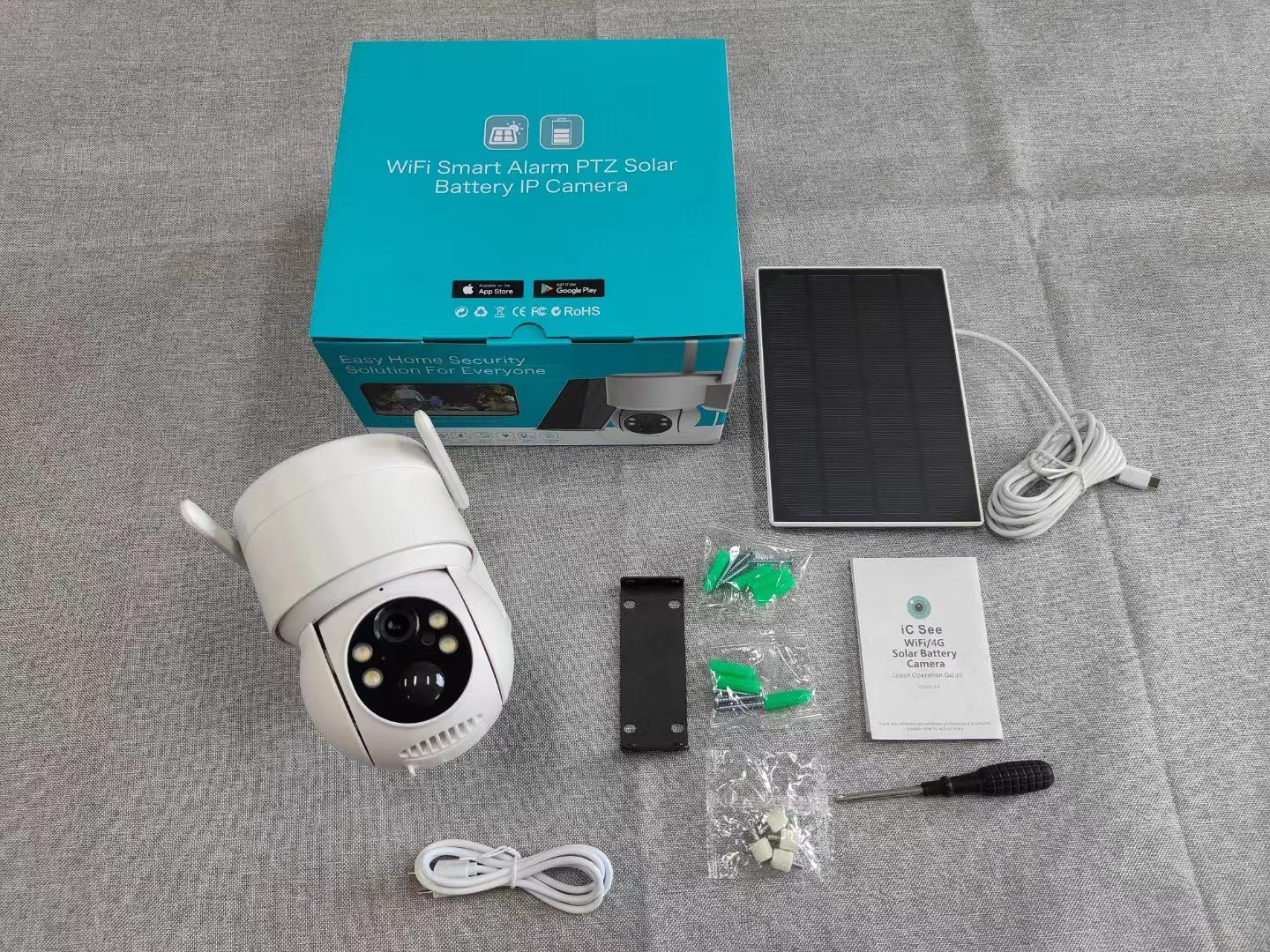 Motion-Detection Security Camera with Audio – 1080P Indoor/Outdoor