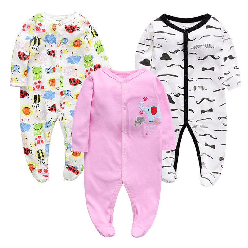 Cotton One-Piece Baby Clothes – Comfortable Infant Romper