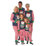 Santa Printed Home Wear Pajamas Parent-child Wear
