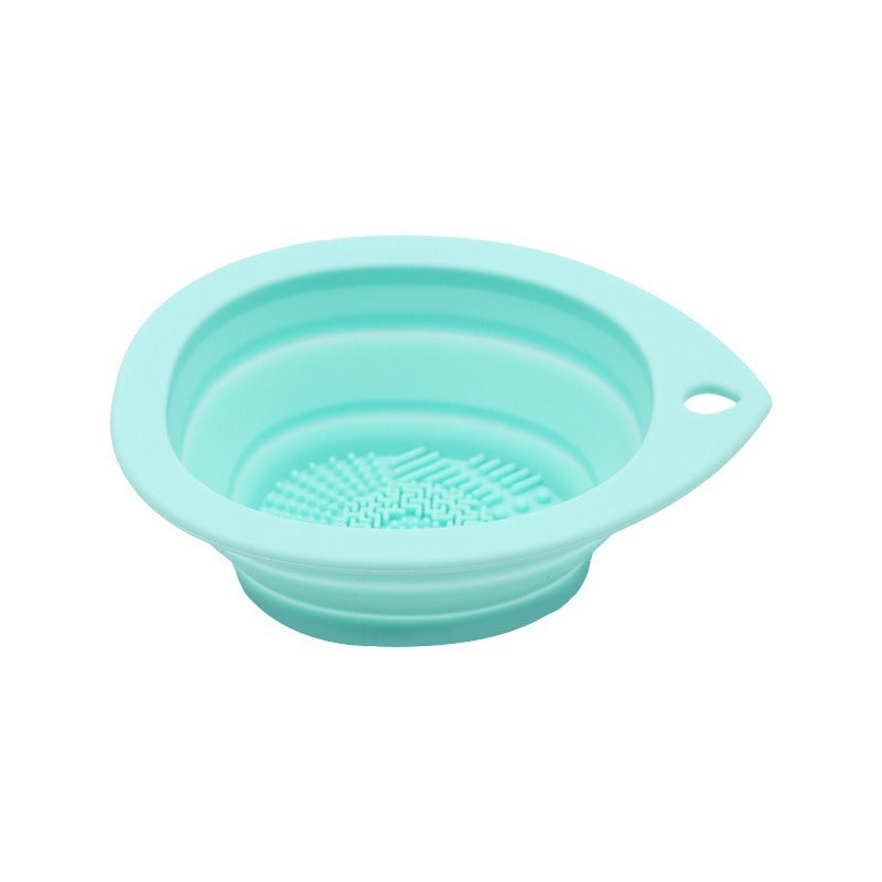 Silicone Brush Cleaning Pad – Folding Solid Color Beauty Tool Mat