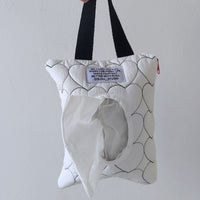Black And White Love Wipes Bag