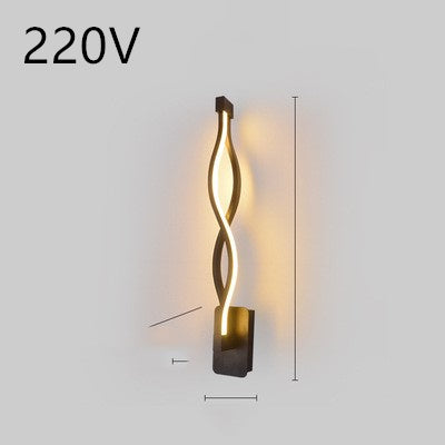 Silicone Shade LED Bedside Wall Lamp Button Switch