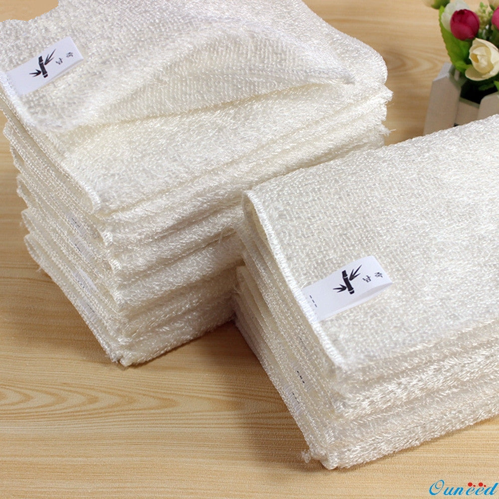 Bamboo Fiber Kitchen Cloth – Super Absorbent & Reusable Cleaning Towel