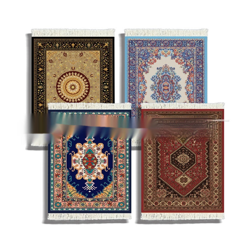 4 Sets Of Carpet Drinks Heat Insulation Coaster