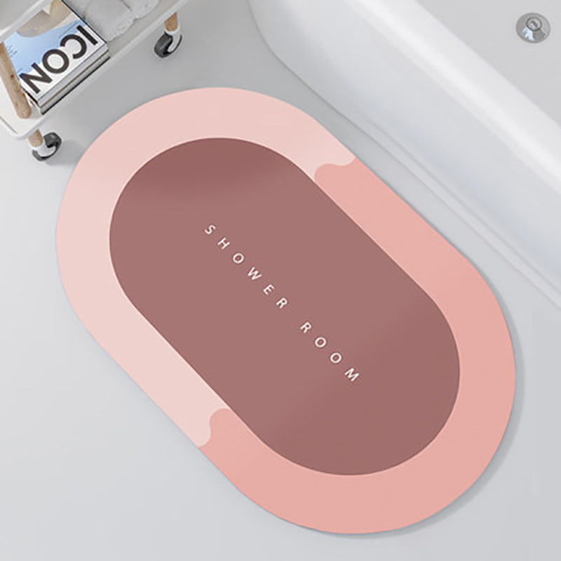 Absorbent Quick-Dry Rubber Bathroom Cushion – Non-Slip Floor Mat