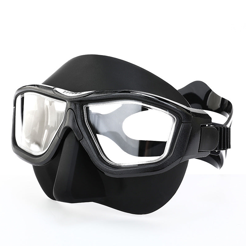 Professional Anti-fog Big Box Glasses Head Free Diving