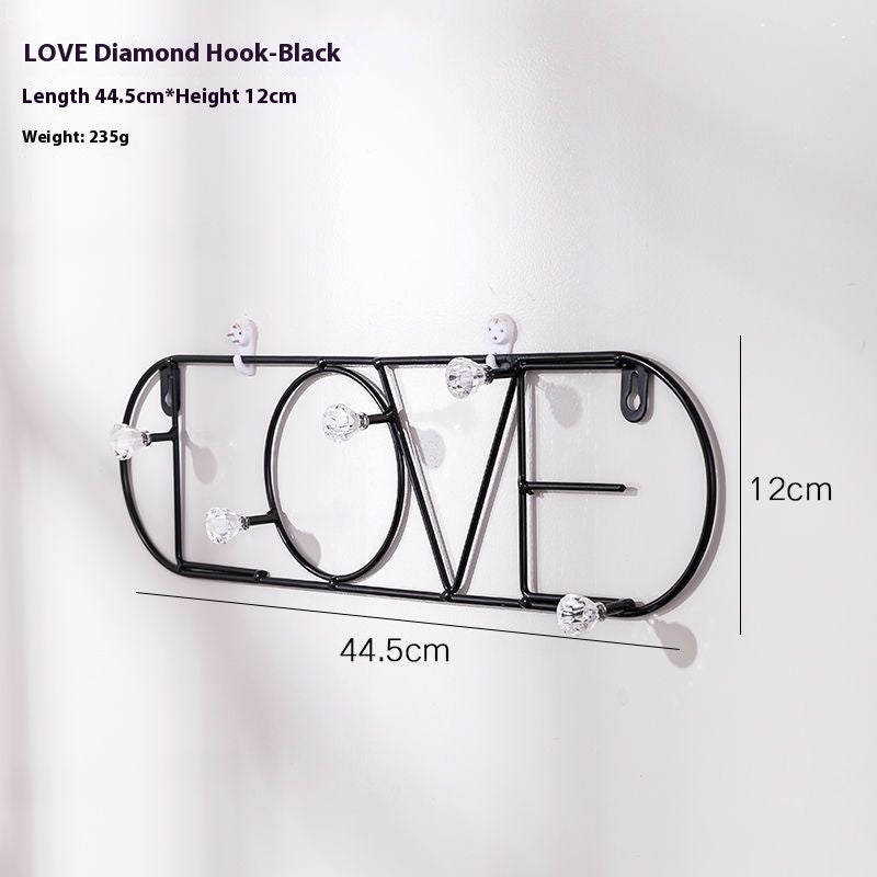 Door Wall Key Hook Hallway Wall Room Dormitory Rack Rock Wood