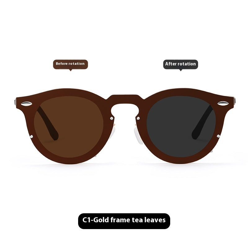 Rotating Adjustable Color-Changing Sunglasses – UV Resistant Fashion Eyewear