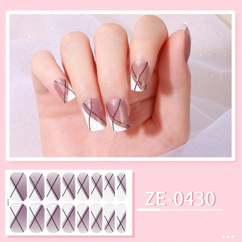 New Ladies Waterproof Manicure Stickers