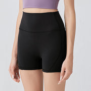 Women’s Stretch Yoga Shorts – Anti-See Through Peach Lift Sports Shorts