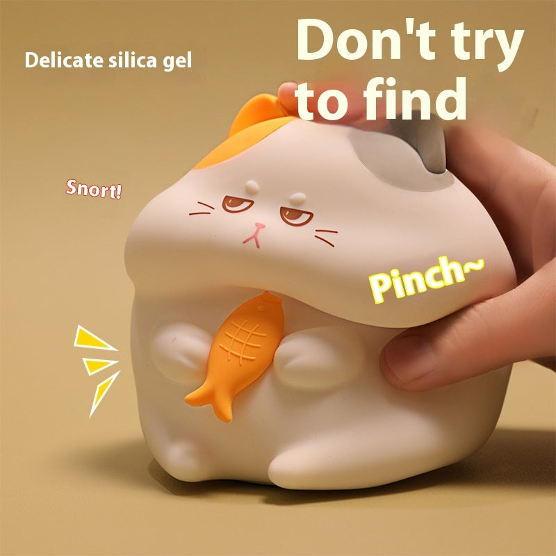 Greedy Cat Small Desktop Cartoon Creative Night Light