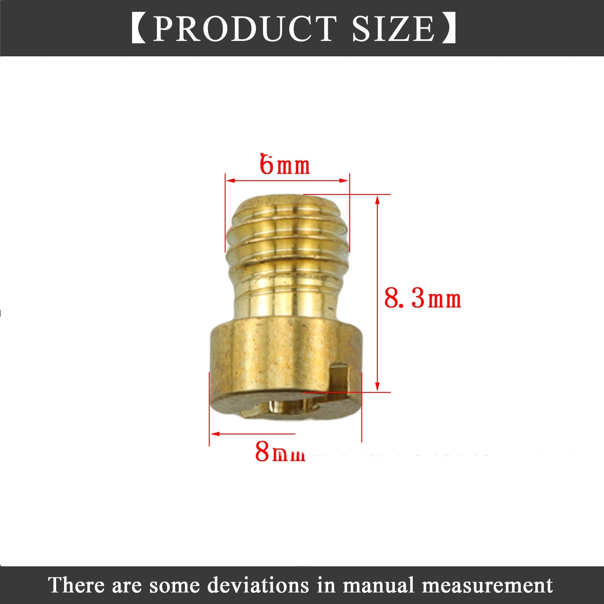 M6 Nozzle Carburetor 55-150 Main Measuring Hole