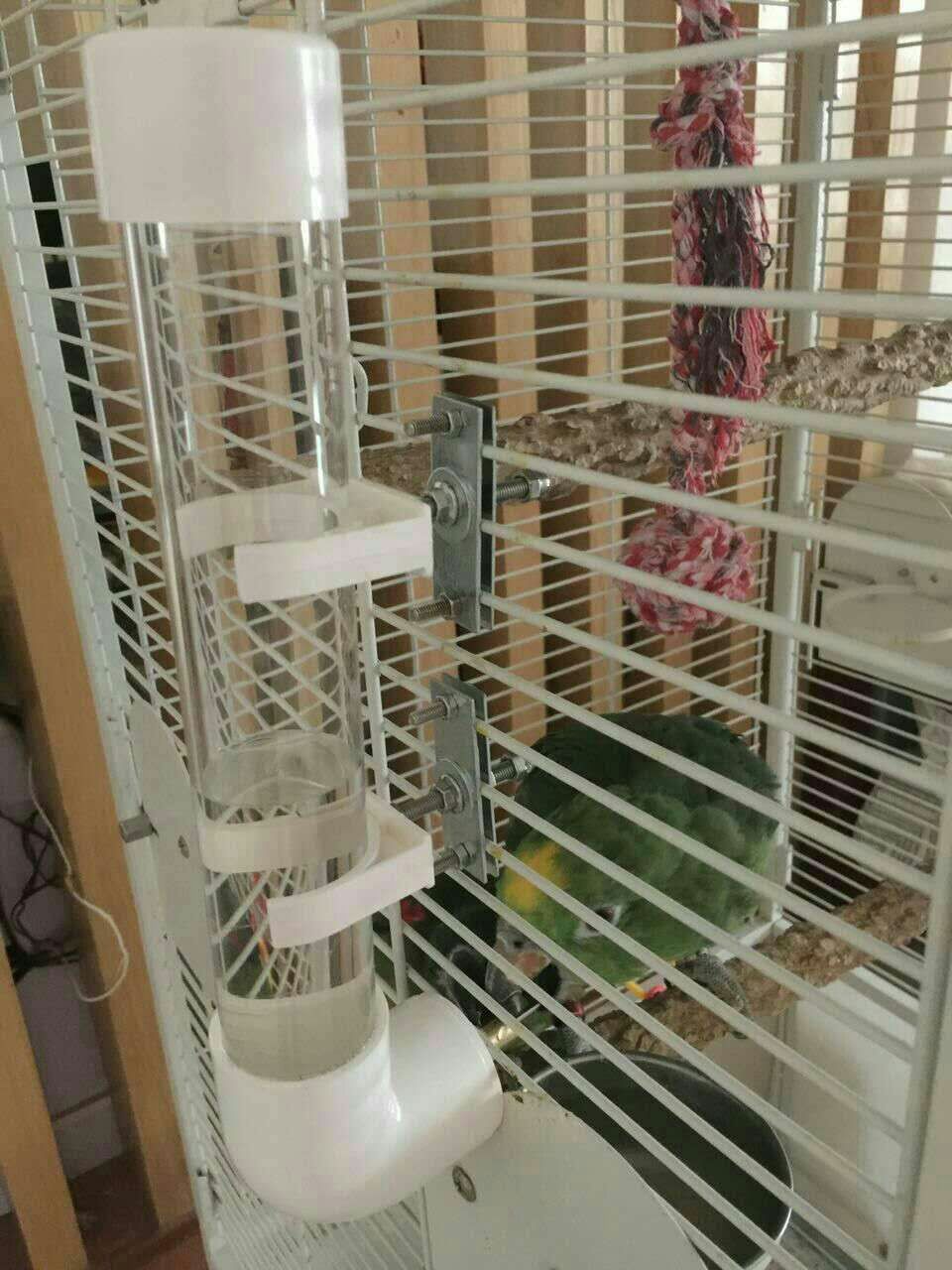 Plastic Automatic Striker-Type Drinking Fountain for Pet Parrots