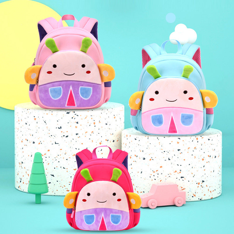Unisex Kids Neoprene Childlike Cute Kindergarten Backpack