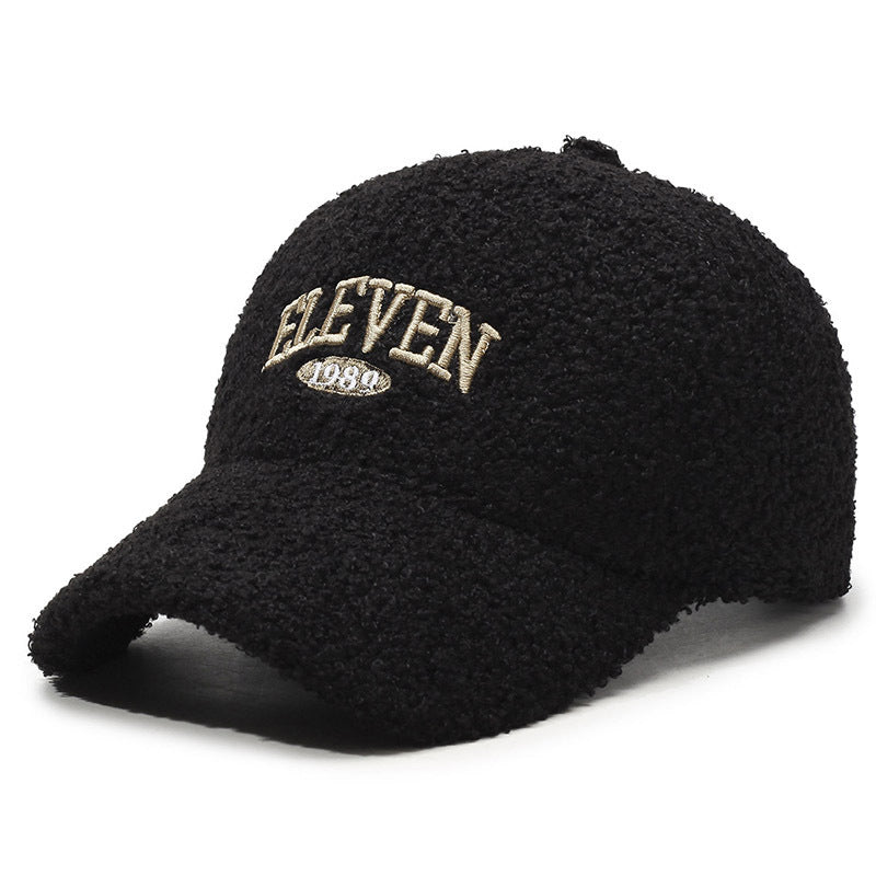 Winter Lambskin Thickened Warm Baseball Cap