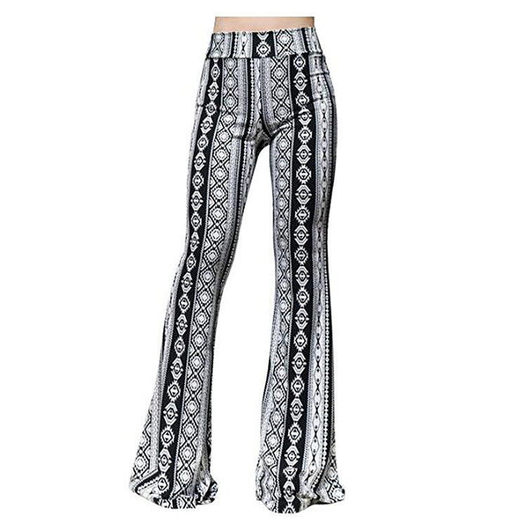 Women’s Yoga Flare Pants – High-Waist Wide-Leg Bell-Bottoms, Soft Stretch