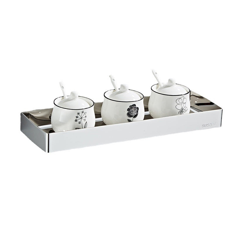 Mirror Front Bathroom Storage Rack – Wall-Mounted Organizer