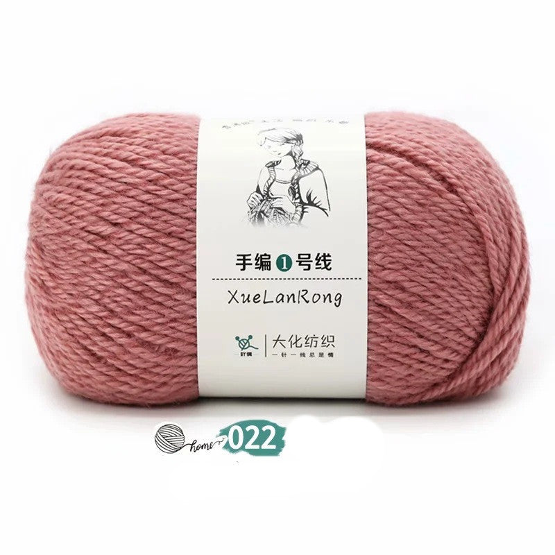 Hand-Knitted Scarf Yarn Ball, 4-Strand Coarse Australian Wool – DIY Knitting, Crochet, and Craft Projects