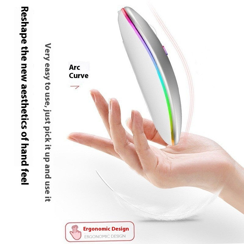 Glowing Bluetooth Mute Charging Mouse