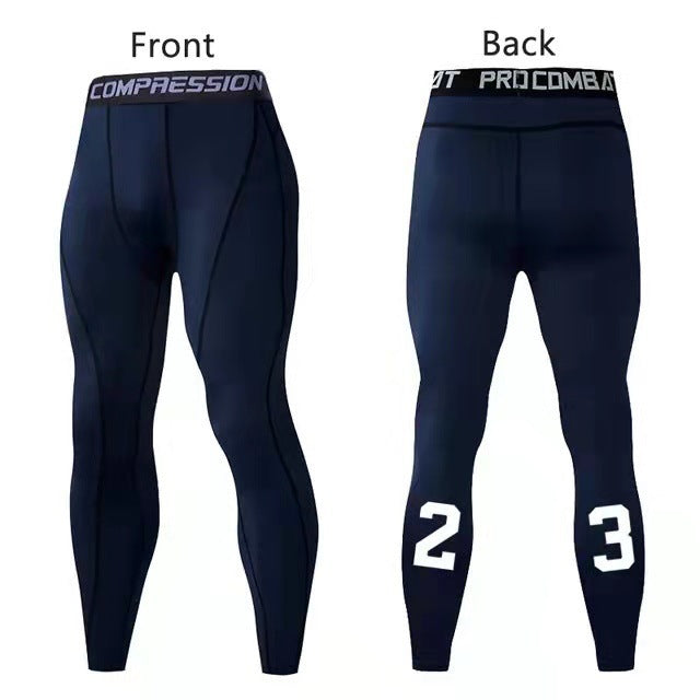 Men’s Compression Tights Leggings – Running & Gym Sports Pants