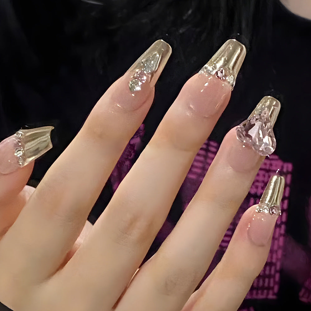 Hand Worn Nail Piece In China-Chic Red In The Year Of The Snake