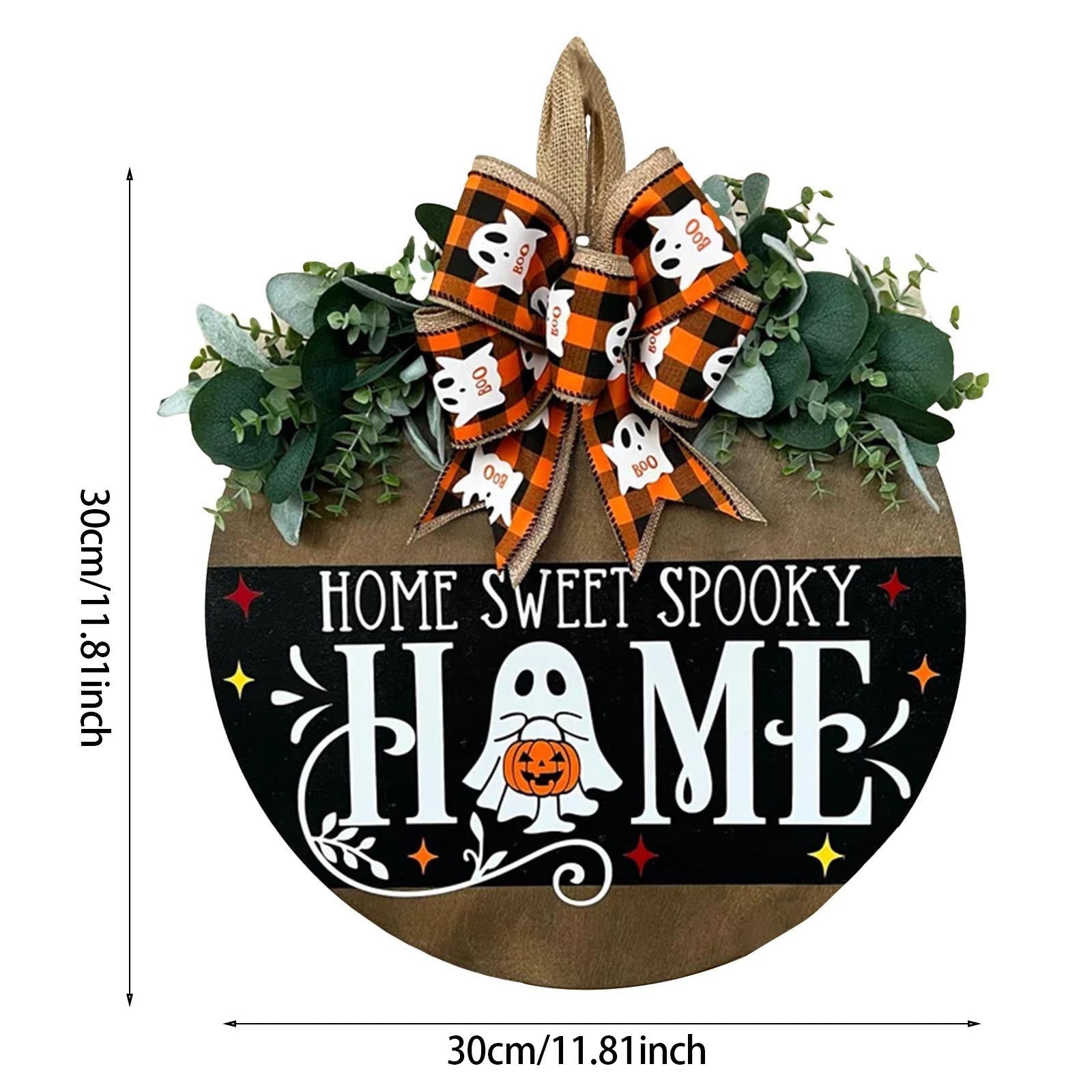 Autumn Wooden Hanging Decoration – Halloween and Thanksgiving Ghost HOME Decor