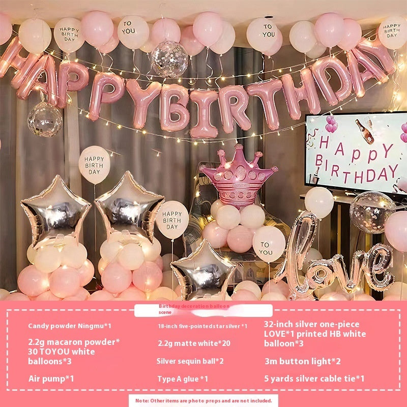 Scene Setting Supplies Happy Birthday To Girls