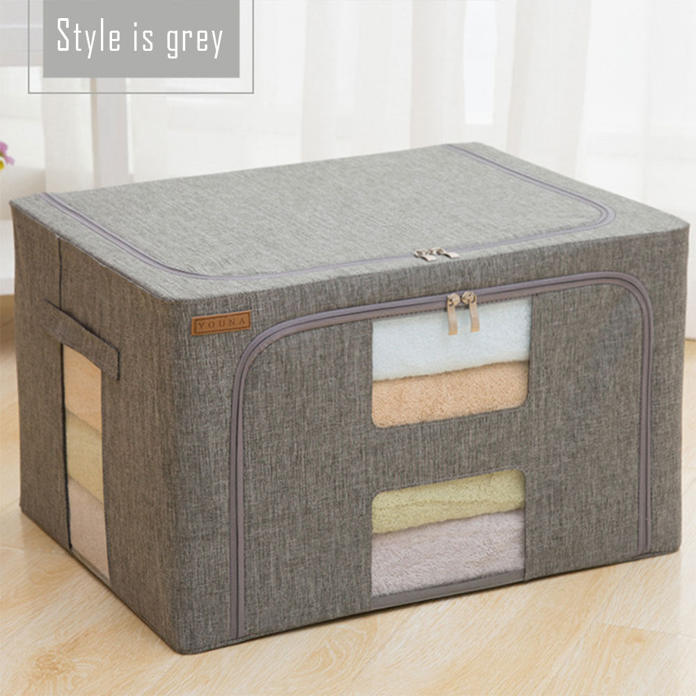 Storage Box Fabric Storage With Zipper