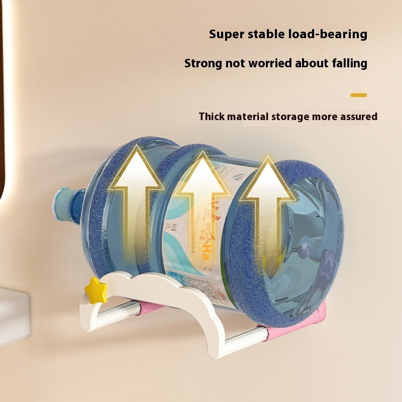 Cute Wall Hanging Punch-free Strong Load-bearing Washbasin Shelf