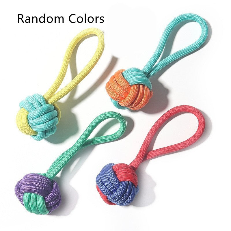 Pet Cotton Rope Knot Toy Set Bite Resistant Teeth Grinding