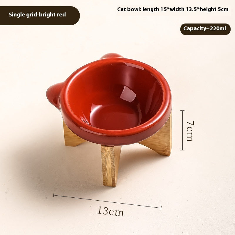 Cat Bowl Cat Ceramic Dog Drinking Water