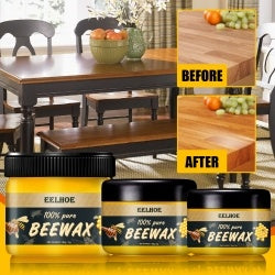 EELHOE Furniture Brightening Natural Beeswax Polishing Beeswax Waterproof Wear Resistant Wood Floor Care Beeswax