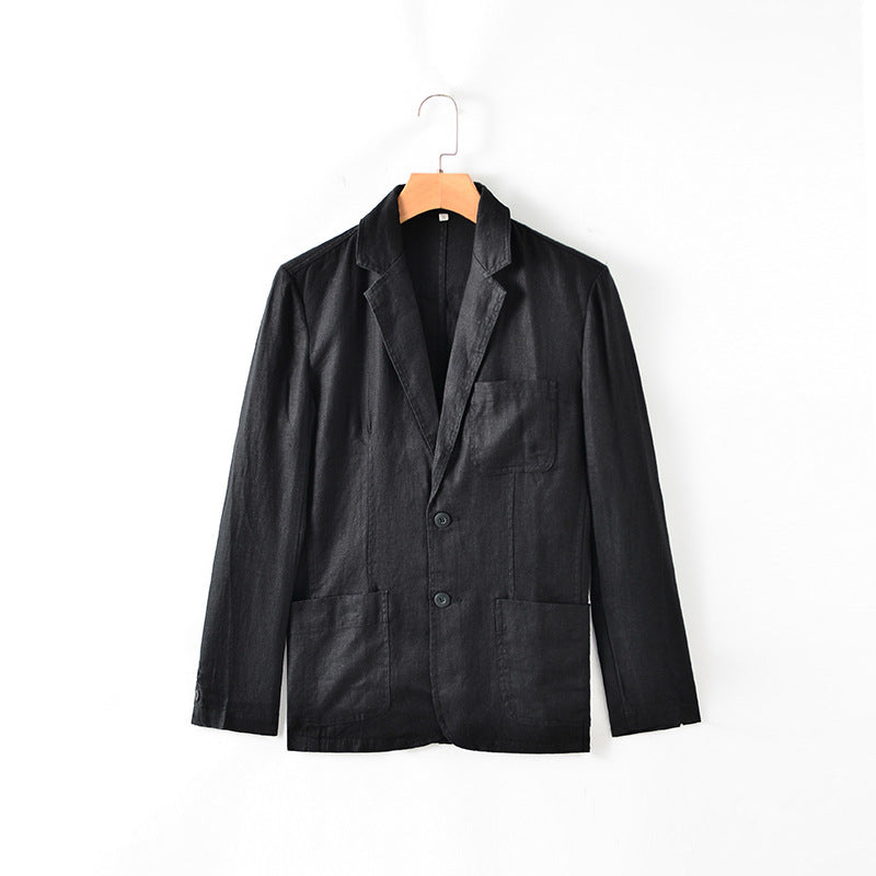 Linen Suit Thin Coat For Men