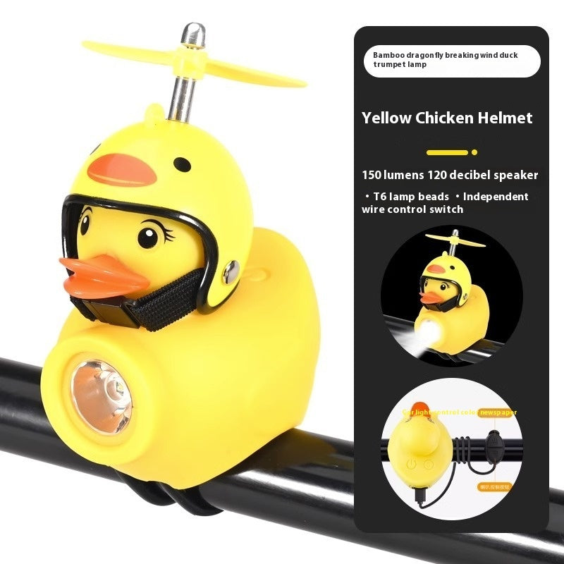 Bicycle Lights Night Riding For Children Broken Wind Duck Horn