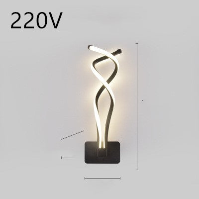 Silicone Shade LED Bedside Wall Lamp Button Switch